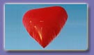 Heart Advertising Inflatables - helium heart balloon